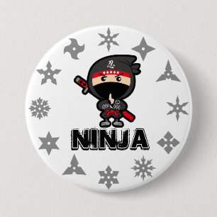 Ninja Boy 7.5 Cm Round Badge