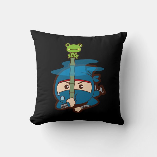 Ninja Boy Cushion (Front)