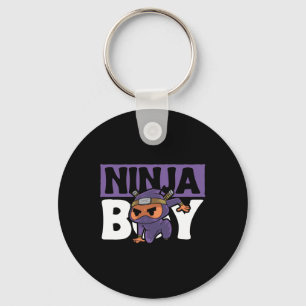 Ninja Boy Design Youth Karate And Ninja Key Ring