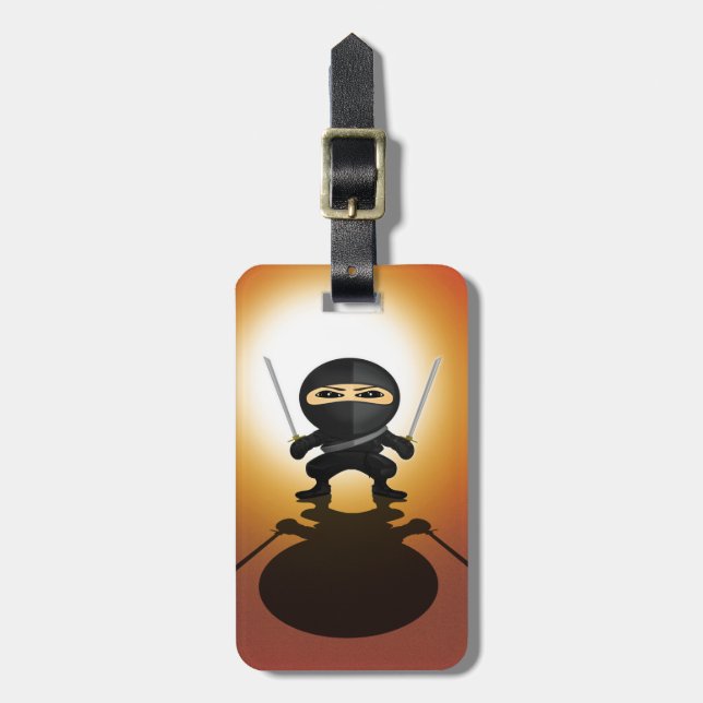 Ninja Boy Luggage Tag (Front Vertical)