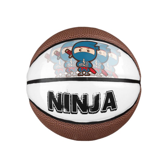 Ninja Boy Mini Basketball (Front)