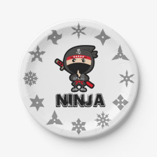 Ninja Boy Paper Plate