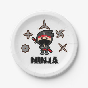 Ninja Boy Paper Plate