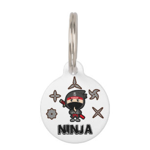 Ninja Boy Pet Tag
