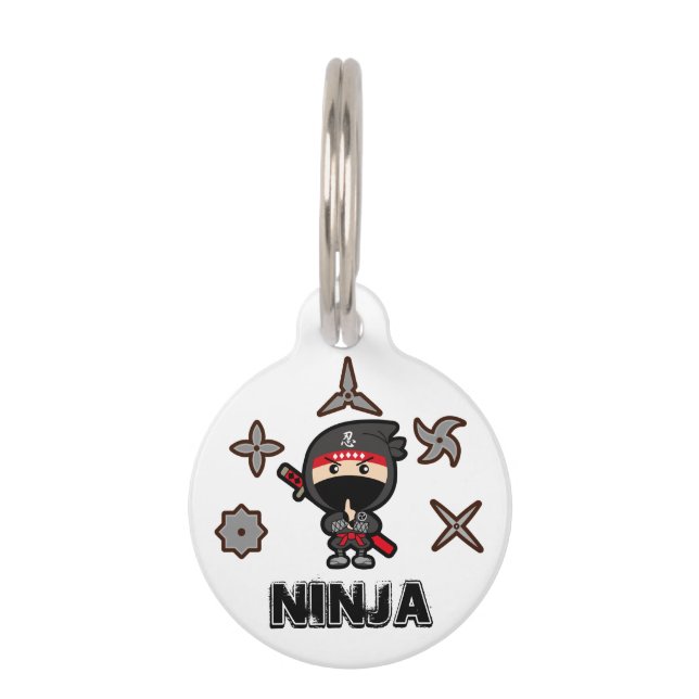 Ninja Boy Pet Tag (Front)