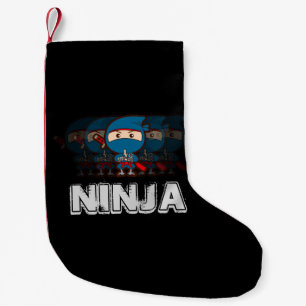 Ninja Boy Small Christmas Stocking