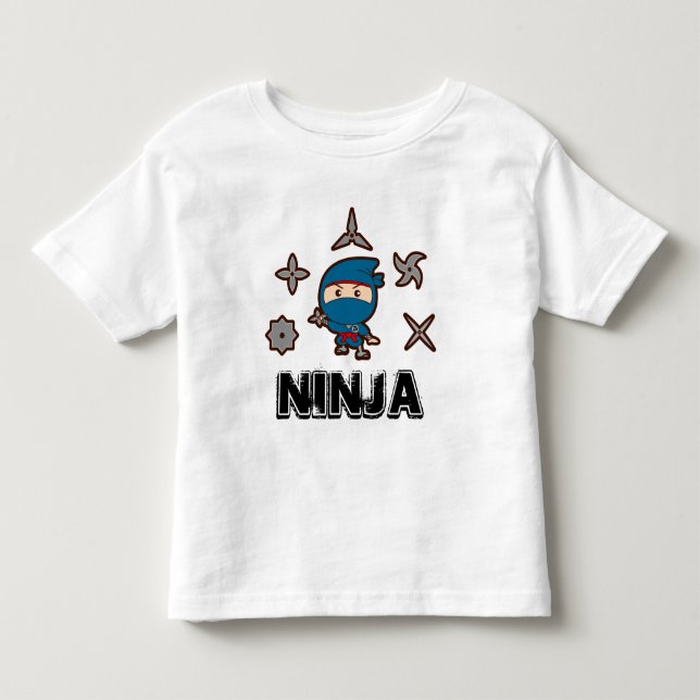 Ninja Boy Toddler T-Shirt (Front)