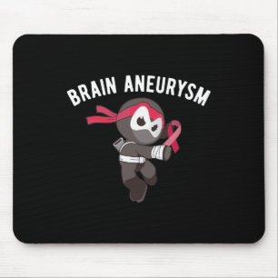 Ninja Brain Aneurysm Awareness Martial Arts Ninjut Mouse Mat