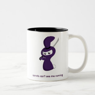 Ninja Bunny Two-Tone Coffee Mug