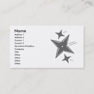 Ninja Business Cards