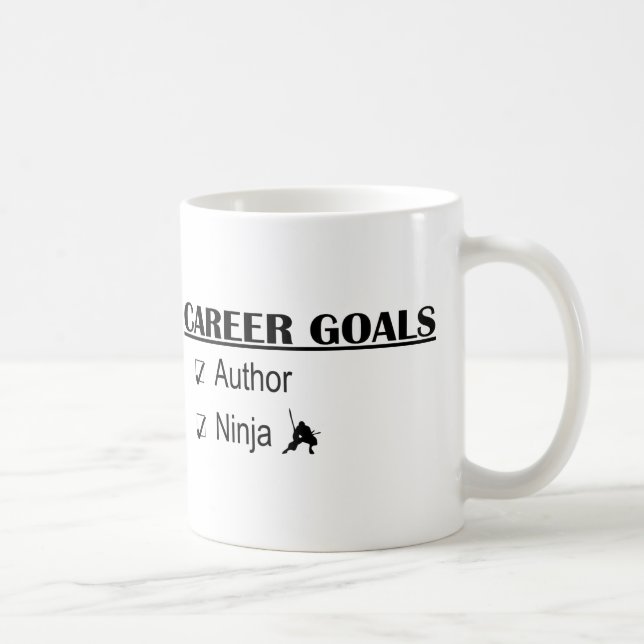 Ninja Career Goals - Author Coffee Mug (Right)