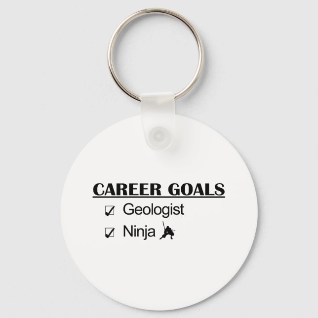 Ninja Career Goals - Geologist Key Ring (Front)