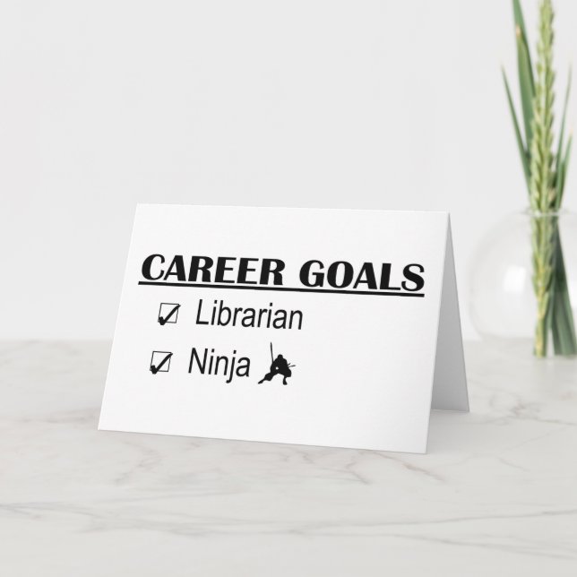 Ninja Career Goals - Librarian Card (Front)