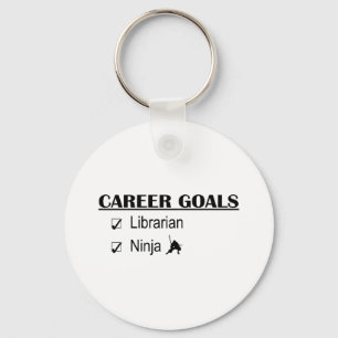 Ninja Career Goals - Librarian Key Ring