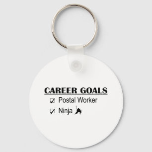 Ninja Career Goals - Postal Worker Key Ring