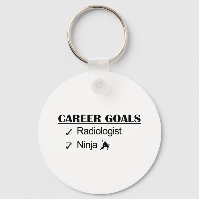 Ninja Career Goals - Radiologist Key Ring (Front)