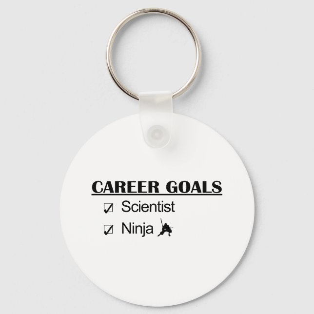 Ninja Career Goals - Scientist Key Ring (Front)