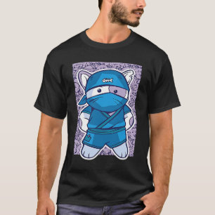 Ninja Cat Cool and Fun Stealthy Warrior in Style T-Shirt