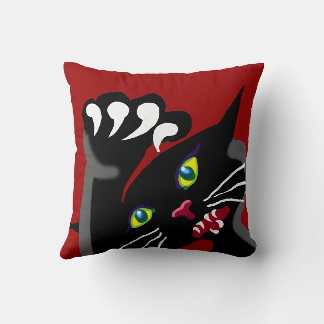 Ninja cat cushion (Back)