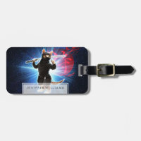 Ninja Cat in space.                               