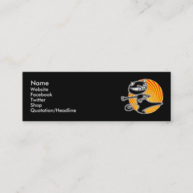Ninja Cat Social Media Card (Front)