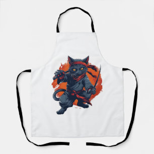 Ninja Cat Stealth Apron