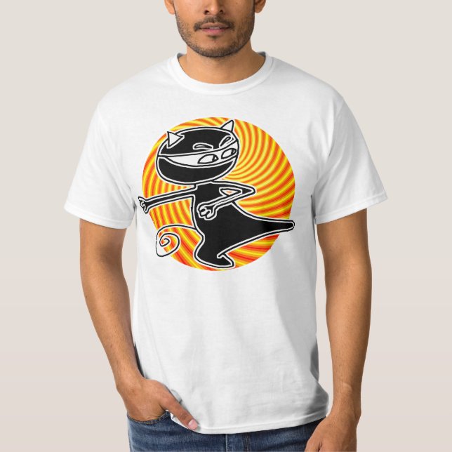 Ninja Cat T-Shirt (Front)