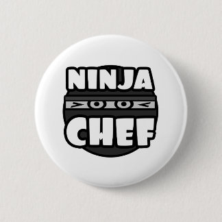 Ninja Chef 6 Cm Round Badge