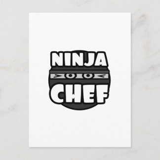 Ninja Chef Postcard