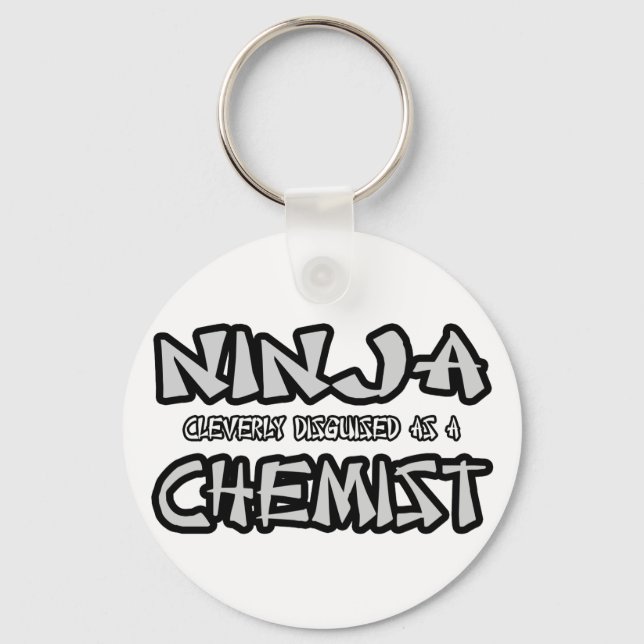 Ninja...Chemist Key Ring (Front)