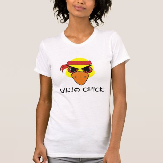 Ninja Chick (with text) T-Shirt