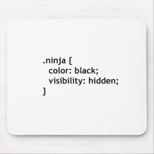 ninja code, script mouse mat