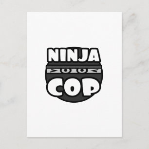 Ninja Cop Postcard