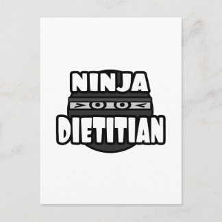 Ninja Dietician Postcard