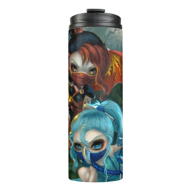 "Ninja Dragonlings" Thermal Tumbler (Front)