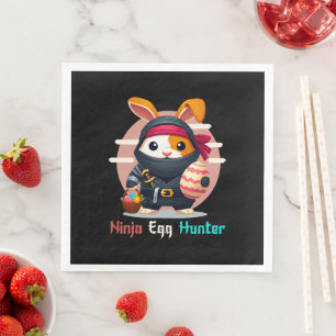 Ninja Egg Hunter Napkin