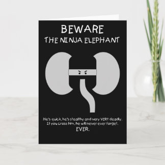 Ninja Elephant! Card
