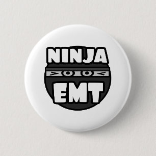 Ninja EMT 6 Cm Round Badge