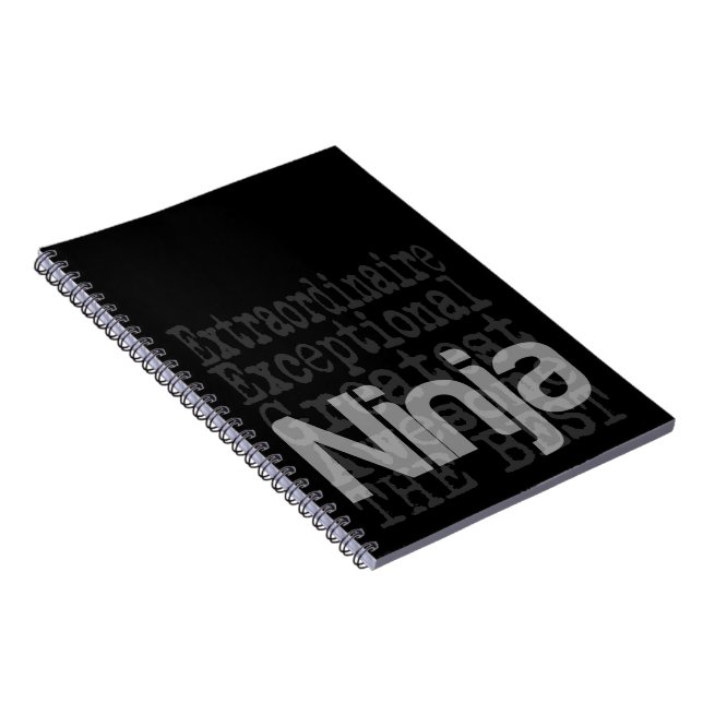 Ninja Extraordinaire Notebook (Right Side)