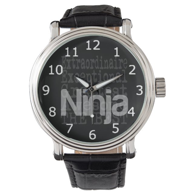 Ninja Extraordinaire Watch (Front)