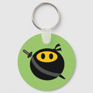 Ninja face key ring