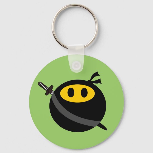 Ninja face key ring (Front)