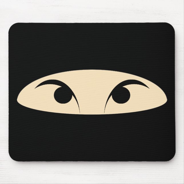 Ninja Face Mouse Mat (Front)