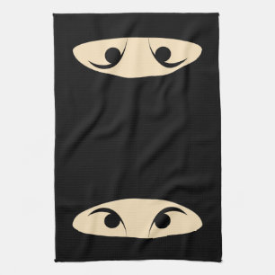 Ninja Face Tea Towel