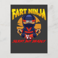 Ninja Fart Humour Karate Silent Farting Joke