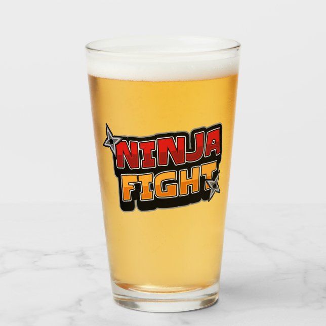 NINJA FIGHT GLASS (Front Filled)