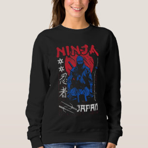 Ninja For Kids Ninjutsu Shaolin Shuriken Katana Sweatshirt
