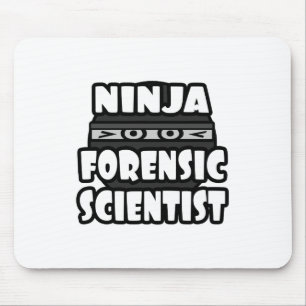 Ninja Forensic Scientist Mouse Mat