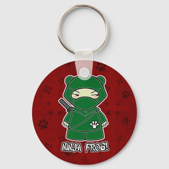 Ninja Frog! In Red Keychain (Front)