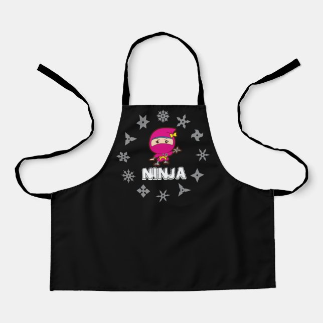 Ninja Girl Apron (Front)